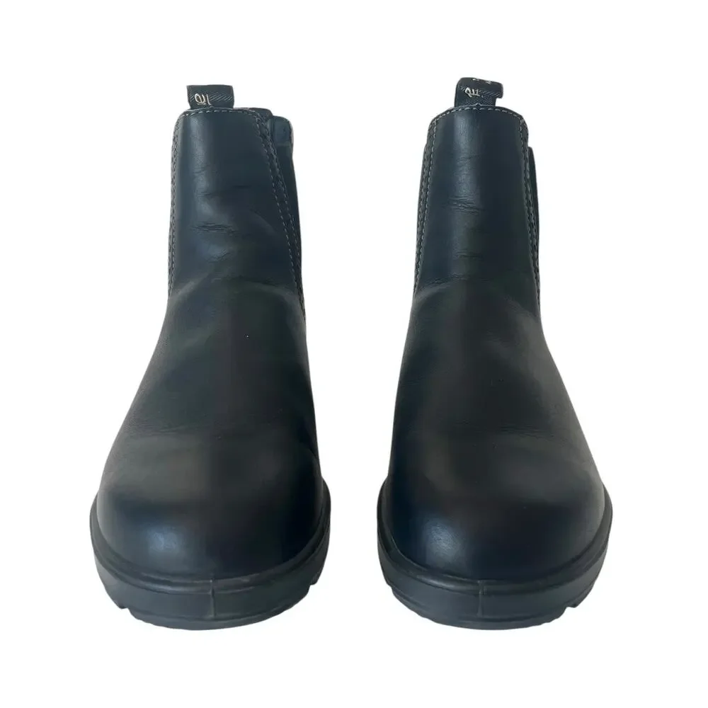 Blundstone 1448 High Top Chelsea Boots Voltan Black Brogue AU 8 / US W 11 / M 10